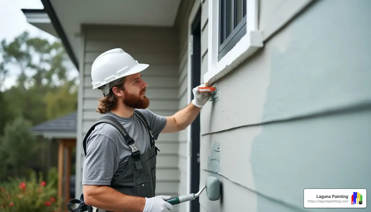 House painting - new construction painting sequence